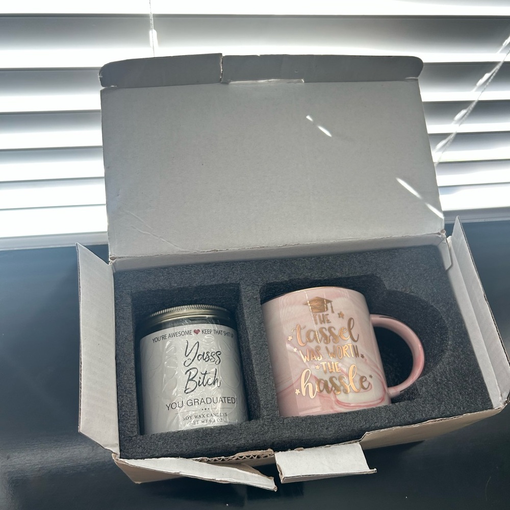 Graduation Gift: Mug and Candle